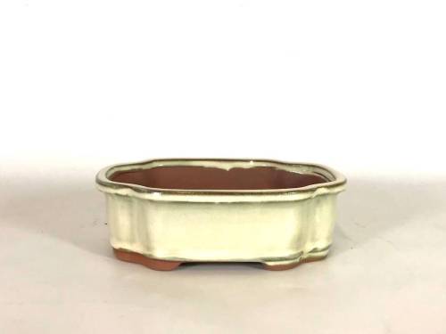 2 - Vaso bonsai smaltato a nuvola cm. 26