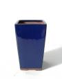 2 - Vaso bonsai smaltato quadrato cm. 14