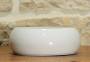 3 - Vaso ciotola per Piante e Bonsai in ceramica bianco diam. cm. 20