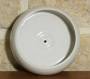 4 - Vaso ciotola per Piante e Bonsai in ceramica bianco diam. cm. 20
