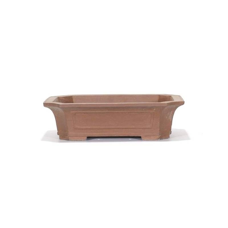 2 - Vaso bonsai in gres rettangolare cm. 34