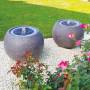 2 - Gioco d'acqua Sfera Mercurio con led - cm.50x50x h44