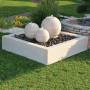 154 - Gioco d'acqua Sfere Nettuno con led - cm. 120x120x h62