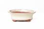 336 - Vaso bonsai smaltato ovale cm. 20