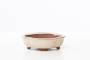 2 - Vaso bonsai smaltato a nuvola cm. 15