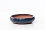 161 - Vaso bonsai smaltato tondo cm. 30