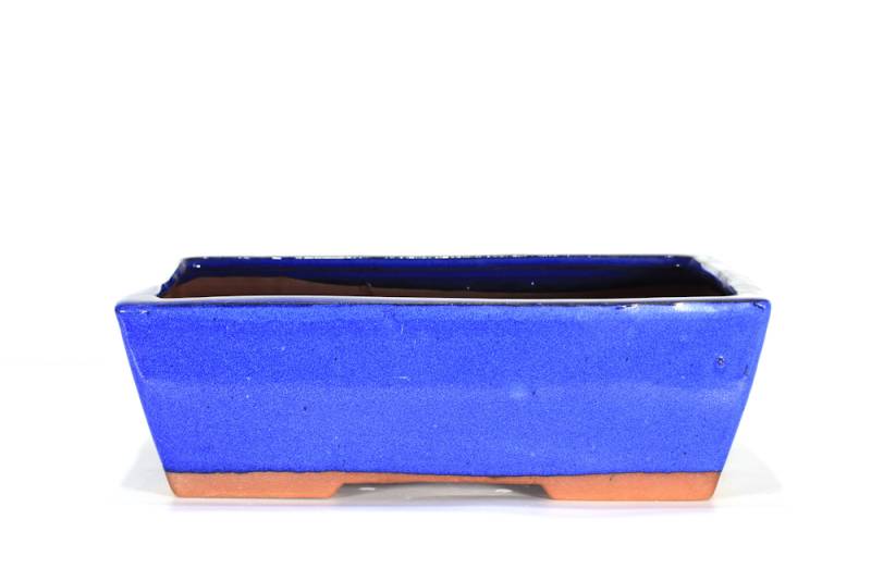 294 - Vaso bonsai smaltato rettangolare cm. 30