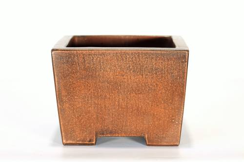 2 - Vaso bonsai quadrato cm. 14 artigianale
