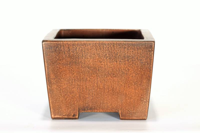 2 - Vaso bonsai quadrato cm. 14 artigianale