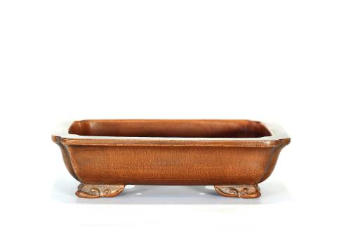 2 - Vaso bonsai rettangolare cm. 22,5 artigianale