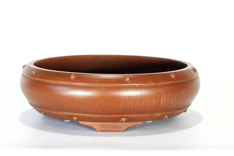 2 - Vaso bonsai tondo cm. 26 artigianale