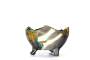 3 - Vaso Raku coppa cm. 12,5 artigianale