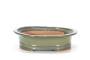318 - Vaso bonsai smaltato ovale cm. 26