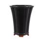 2 - Vaso bonsai tondo 15 cm smaltato nero