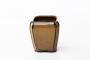 2 - Vaso bonsai quadrato 8 cm smaltato beige