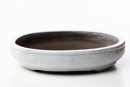 2 - Vaso bonsai ovale smaltato cm. 34