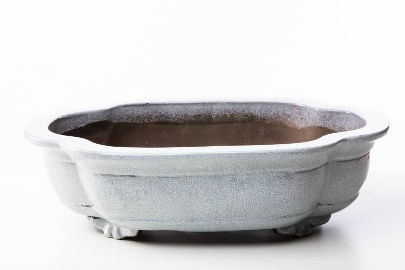 156 - Vaso bonsai a nuvola smaltato cm. 61