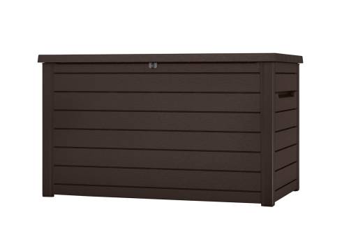 Baule in resina Ontario - effetto legno colore marrone