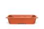 2 - Vaso rettangolare per Piante e Bonsai in plastica marrone cm. 49