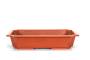 2 - Vaso rettangolare per Piante e Bonsai in plastica marrone cm. 55