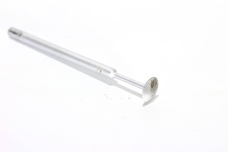 2 - Fresa circolare diam. 14 mm. per lavorazione legna bonsai a gambo lungo