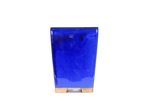 2 - Vaso bonsai smaltato quadrato 18 cm