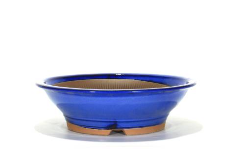 2 - Vaso bonsai smaltato tondo cm. 36