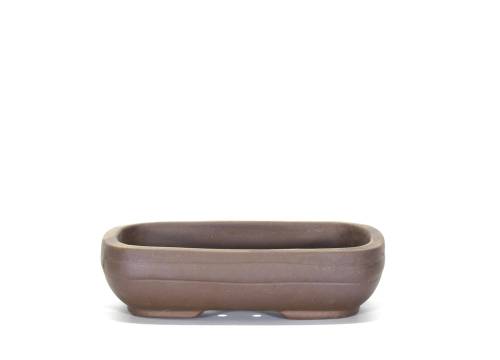 2 - Vaso bonsai in gres rettangolare cm. 17