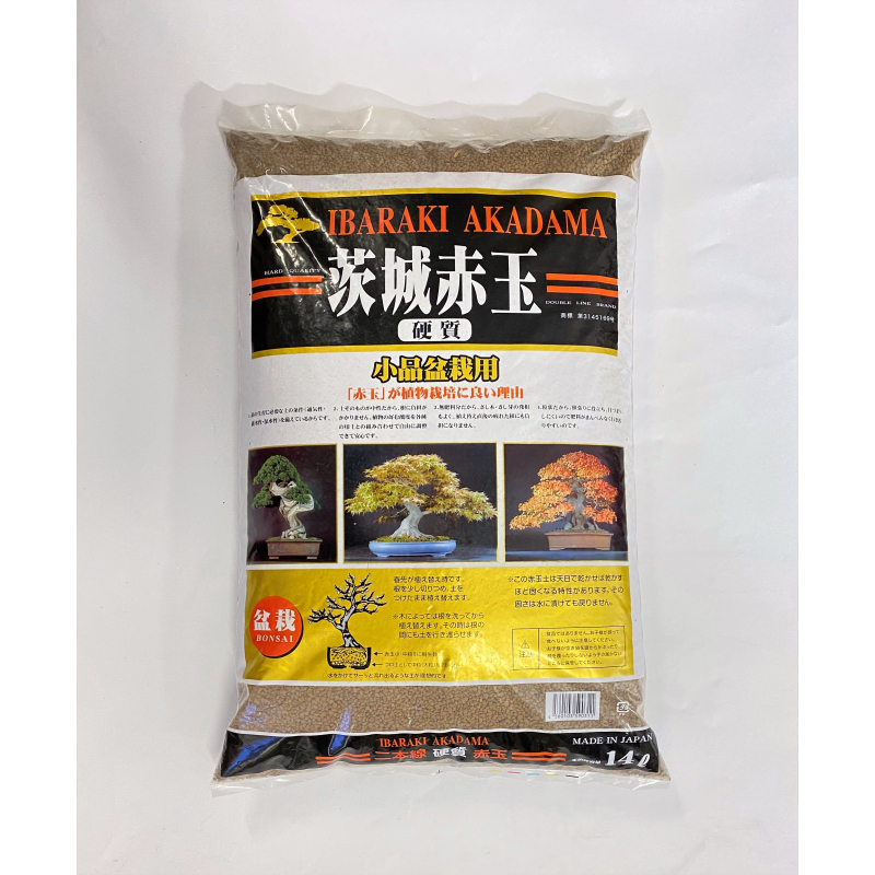 Akadama "Hard Quality" grano 2/5 mm 5 litri 