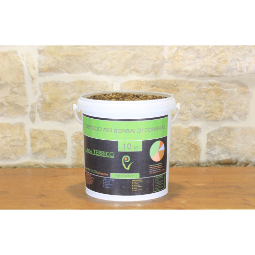 Ready-made soil for conifer bonsai - in 10 liter bucket.
