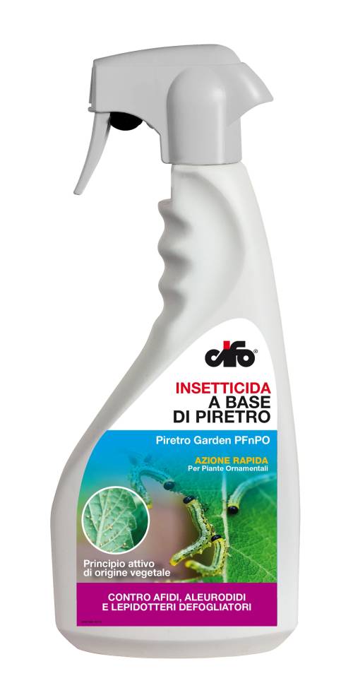 2 - Insetticida per afidi, mosca bianca e insetti defogliatori, pronto all'uso 500 ml.