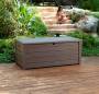 4 - Baule in resina Brightwood colore marrone