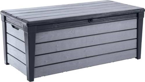 2 - Baule in resina Brushwood - effetto legno colore grafite