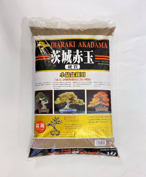 2 - Akadama Ibaraki  per Shohin grano 2 mm. - sacco 14 lt.