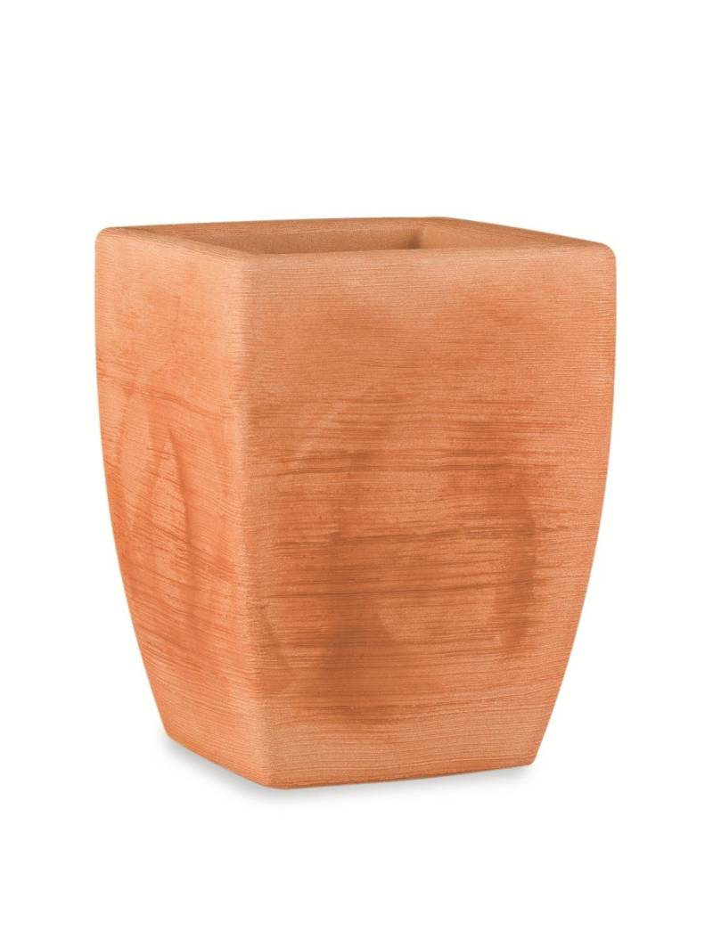 1 - Vaso quadrato in resina Fiordaliso 40 cm.