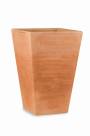 1 - Vaso quadrato in resina Giglio 80 cm.