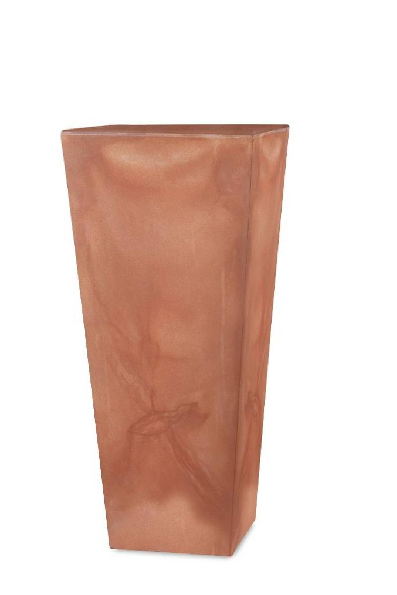 1 - Vaso quadrato in resina Naïf cm. 80