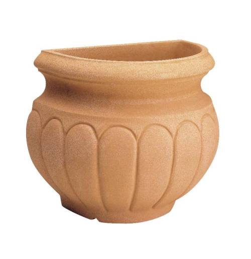 9 - Vaso Resina a Parete Baccellato cm. 49