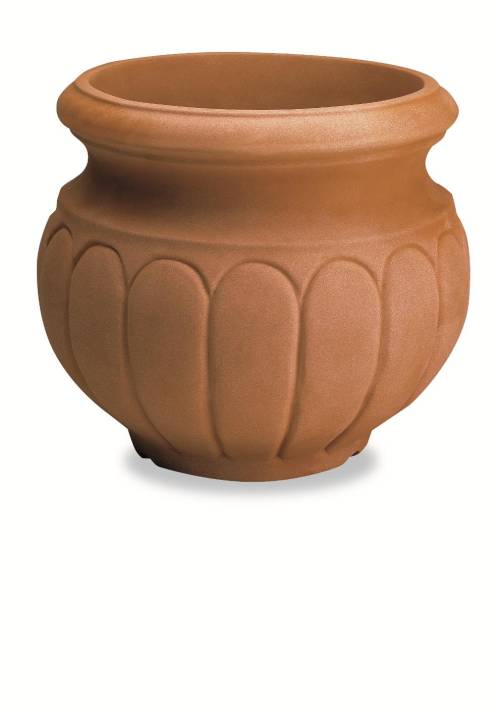 9 - Vaso Resina Baccellato cm. 47