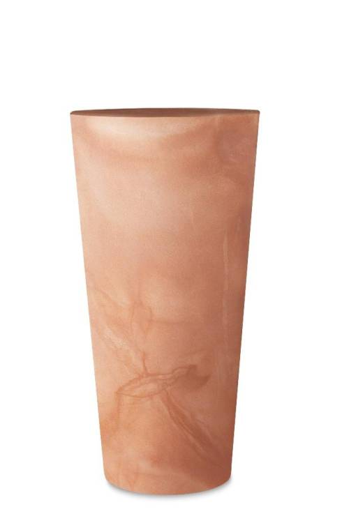 9 - Vaso tondo alto in resina Hilo cm. 100