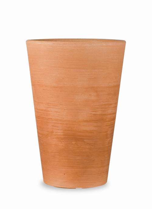 8 - Vaso tondo in resina Lilium 55 cm.
