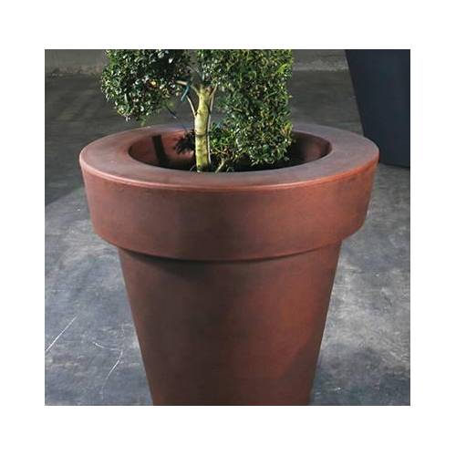 9 - Vaso tondo Mirage in resina cm. 100