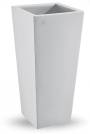 153 - Cache pot quadrato in resina Genesis h. 70 cm.