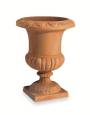 1 - Calice con Foglie in resina