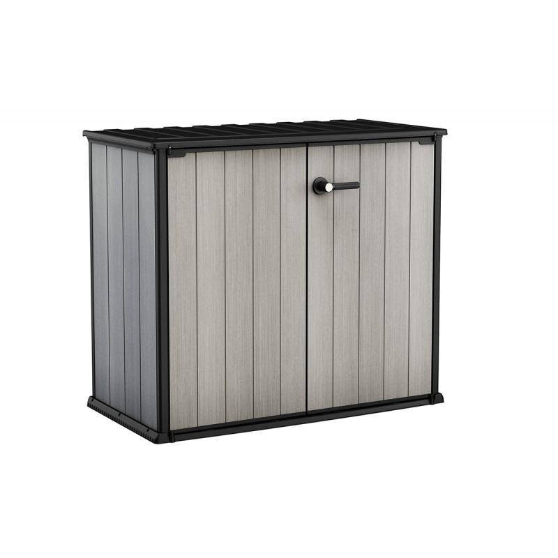 2 - Portattrezzi in resina Patio Store colore grigio