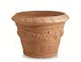 2 - Vaso conico Festonato con Ghirlande 79 cm.