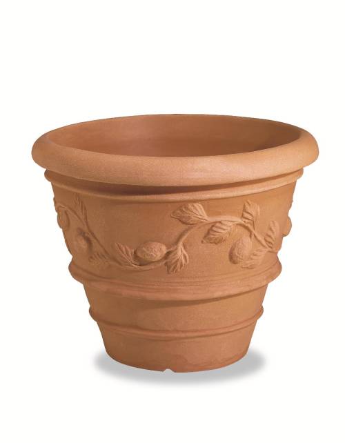 2 - Vaso Conico Festonato con Limoni cm. 50