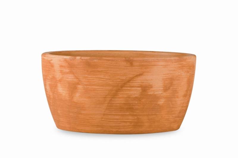 154 - Vaso ovale in resina Iris 36 cm.