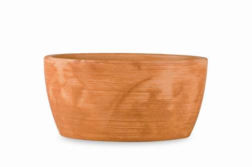 2 - Vaso ovale in resina Iris 45 cm.
