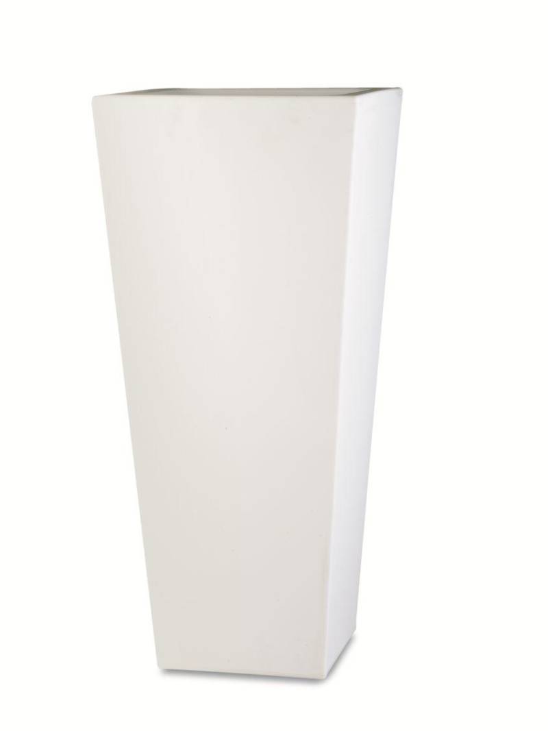 154 - Vaso quadrato alto in resina Naïf cm. 130